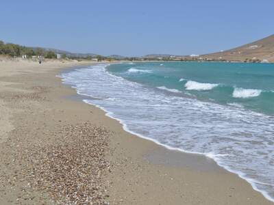 Řecko, Paros, Pláž Molos