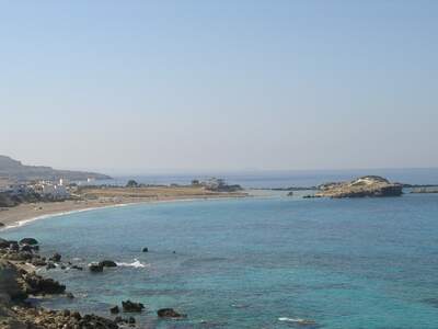 Řecko, Karpathos, Dlouhá pláž v letovisku Lefkos