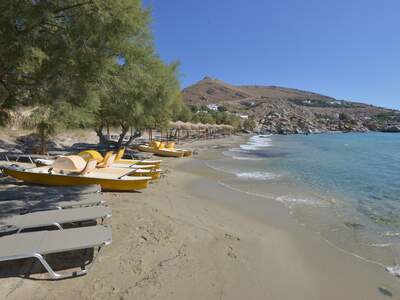 Řecko, Paros, Pláž Anemos Beach