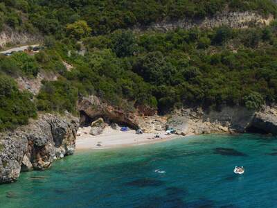 Řecko, Sivota, Pláž Mega Drafi