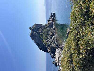 Skopelos,  kaple Agios Ioannis Kastri (Mamma Mia)