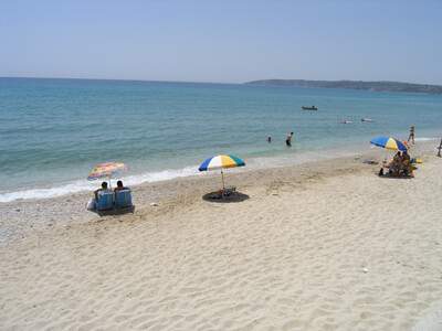 Řecko, Kefalonie, Pláž v letovisku Lourdas