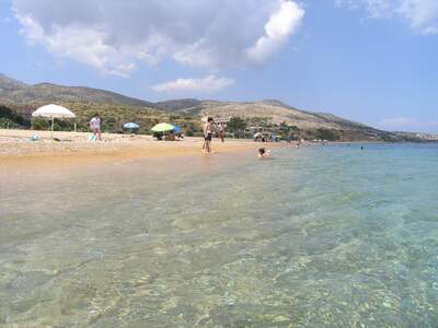 Řecko, Kefalonie, Pláž před ubytováním Summer Sun