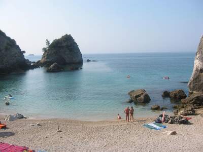 Řecko, Parga, Pláž Krioneri 