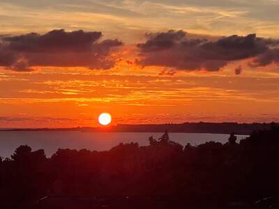 Západ slunce-Lassi Kefalonie.Penzion Anna's.