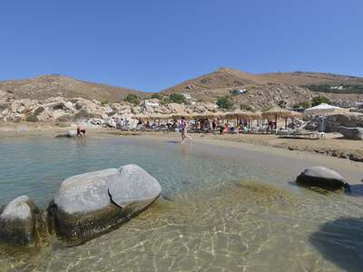 Řecko, Paros, Pláž Kolimbithrees