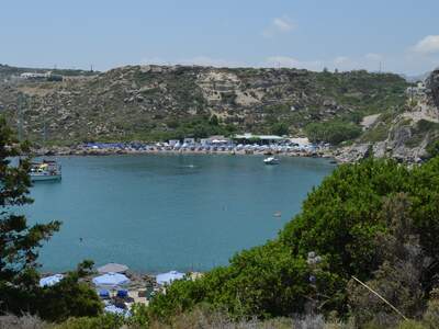 Řecko, Rhodos, Pláž Anthony Quinn