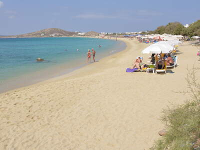 Řecko, Naxos, Pláž Agios Prokopios