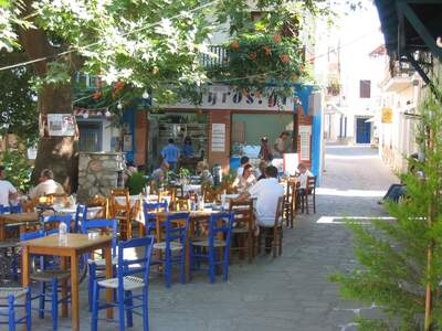 Řecko, Skopelos, Město