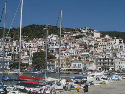 Řecko, Skopelos, Město