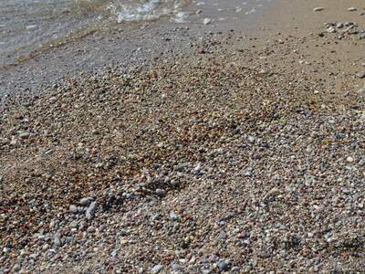 Řecko, Rhodos, Pláž v letovisku Stegna