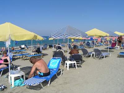 Řecko, Kréta, Pláž Platanias