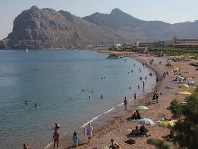 Řecko, Rhodos, Pláž Kolibioi