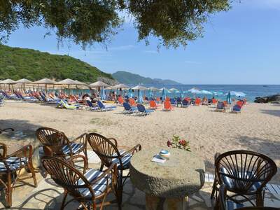 Řecko, Sivota, Pláž Mega Ammos