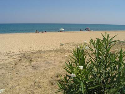 Řecko, Kefalonie, Pláž před ubytováním Summer Sun